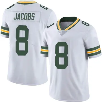 ＃8 Men's Josh Jacobs White Limited Green Bay Packers Vapor Untouchable Jersey