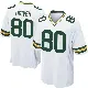 ＃80 Youth Donald Driver White Game Green Bay Packers Jersey