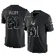 ＃81 Youth Julian Hicks Black Limited Green Bay Packers Reflective Jersey