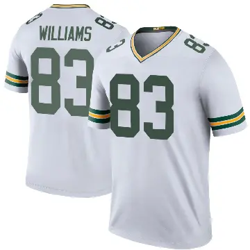 ＃83 Youth Savion Williams White Legend Green Bay Packers Color Rush Jersey