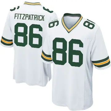 ＃86 Youth John FitzPatrick White Game Green Bay Packers Jersey