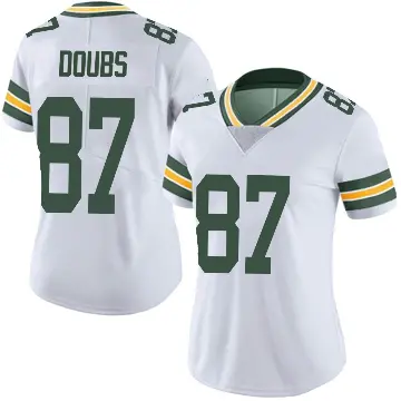 ＃87 Women's Romeo Doubs White Limited Green Bay Packers Vapor Untouchable Jersey