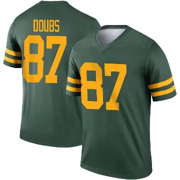＃87 Youth Romeo Doubs Green Legend Green Bay Packers Alternate Jersey