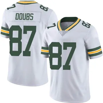 ＃87 Youth Romeo Doubs White Limited Green Bay Packers Vapor Untouchable Jersey