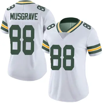 ＃88 Women's Luke Musgrave White Limited Green Bay Packers Vapor Untouchable Jersey