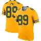 ＃89 Men's Ben Sims Gold Legend Green Bay Packers Inverted Jersey