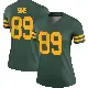 ＃89 Women's Ben Sims Green Legend Green Bay Packers Alternate Jersey