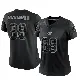 ＃89 Women's Dave Robinson Black Limited Green Bay Packers Reflective Jersey