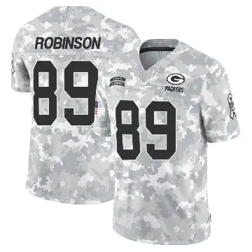 ＃89 Youth Dave Robinson Arctic Camo Limited Green Bay Packers 2024 Salute to Service Jersey