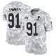 ＃91 Youth Warren Brinson Arctic Camo Limited Green Bay Packers 2024 Salute to Service Jersey