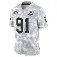 ＃91 Youth Warren Brinson Arctic Camo Limited Green Bay Packers 2024 Salute to Service Jersey