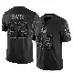 ＃92 Men's Reggie White Black Limited Green Bay Packers Reflective Jersey