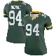 ＃94 Women's Karl Brooks Green Legend Green Bay Packers Jersey