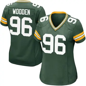 ＃96 Women's Colby Wooden Green Game Green Bay Packers Team Color Jersey