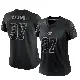 ＃97 Women's Kenny Clark Black Limited Green Bay Packers Reflective Jersey