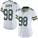 ＃98 Women's James Ester White Limited Green Bay Packers Vapor Untouchable Jersey